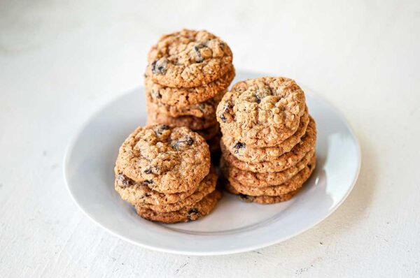 Oatmeal Raisin Bite Sized Cookies