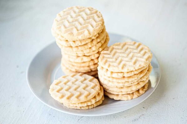 Buttery Shortbread Bite Sized Cookies